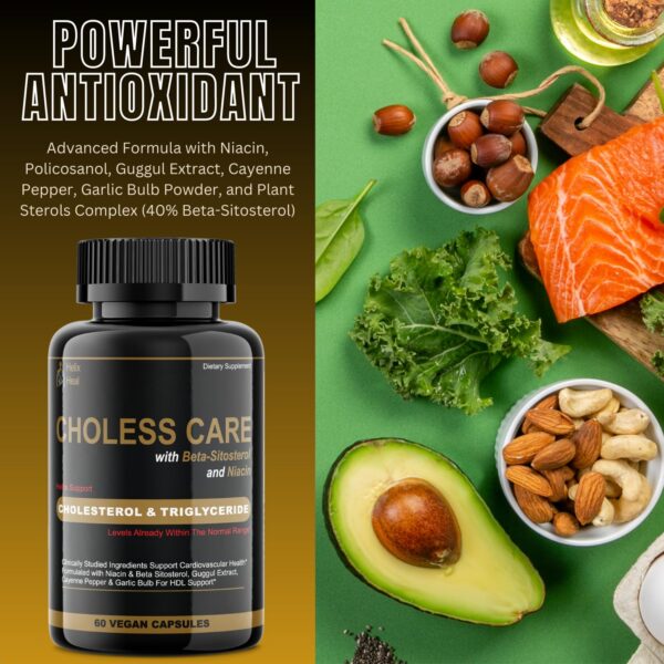 Version 1.0.0 Suplemento colesterol Helix Heal ingredientes y etiqueta