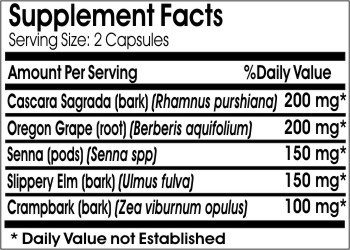 Suplemento Colon Detox Max Naturetition sin aditivos 90 capsulas