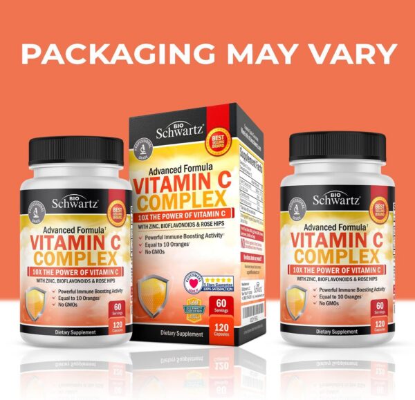 Suplemento complejo vitamina c BioSchwartz con rosa mosqueta