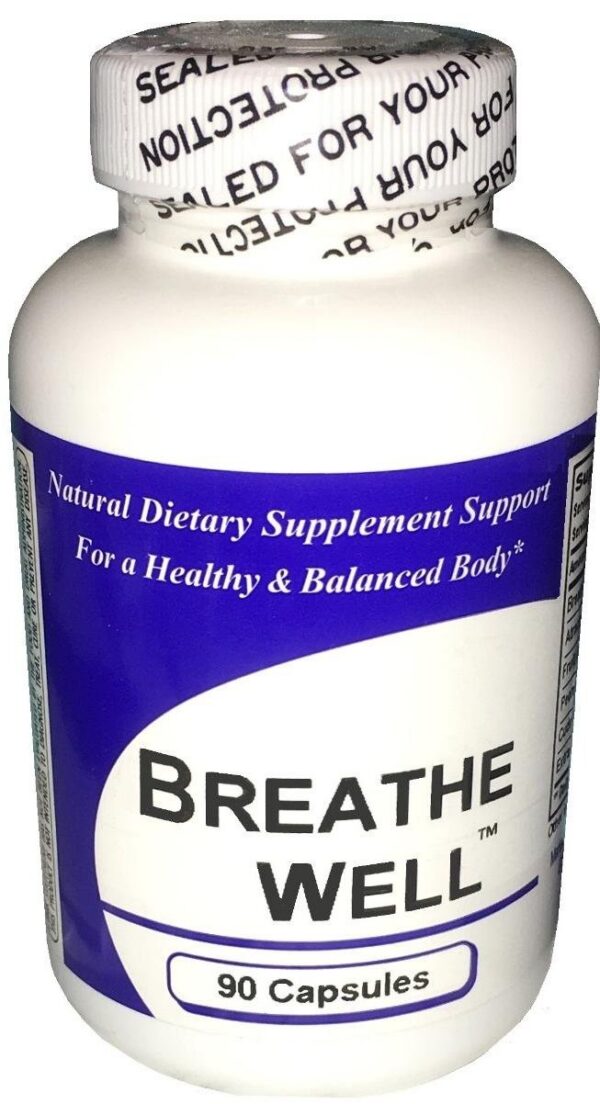 Suplemento concentrado Breathe Well 90 cápsulas paquete doble
