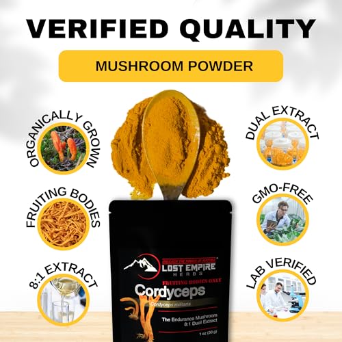 Suplemento Cordyceps Militaris en polvo orgánico