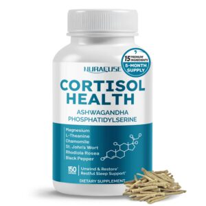 Version 1.0.0 Suplemento cortisol NURAFUSE frasco con cápsulas