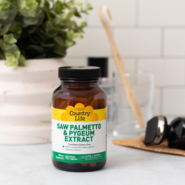 Suplemento Country Life saw palmetto pygeum envase lateral