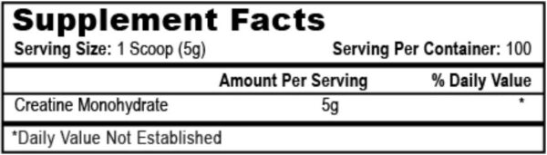 Suplemento creatina monohidrato APS Nutrition para fuerza