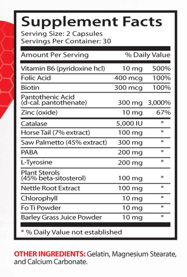 Envase frontal ácido fólico Healthy Supplements mejora cabello y uñas