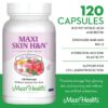 Suplemento para crecimiento de cabello y uñas Maxi Health 120 capsulas