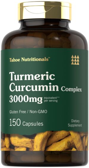 Suplemento de cúrcuma 3000mg Tahoe Nutritionals cápsulas