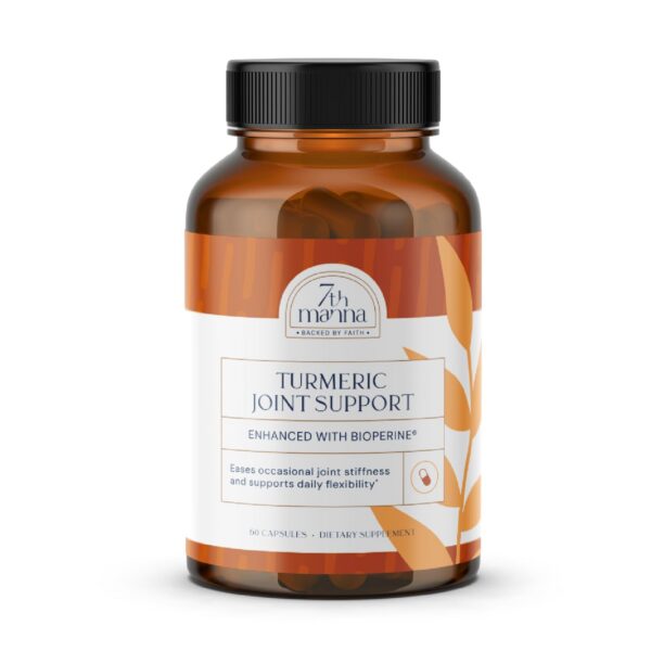 Suplemento cúrcuma 7th Manna 60 cápsulas soporte articular