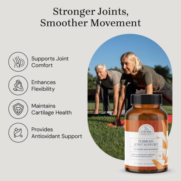 Suplemento cúrcuma 7th Manna apoyo para movilidad y flexibilidad