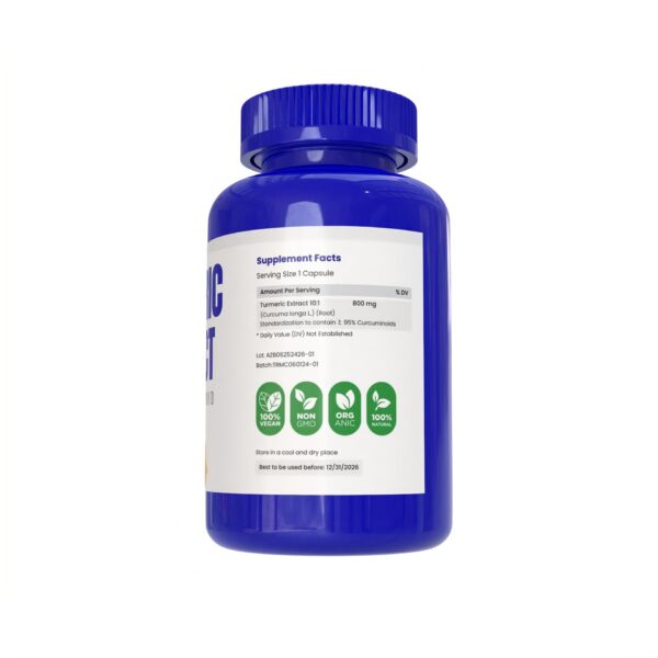 Version 1.0.0 Suplemento cúrcuma cápsulas presentación frasco