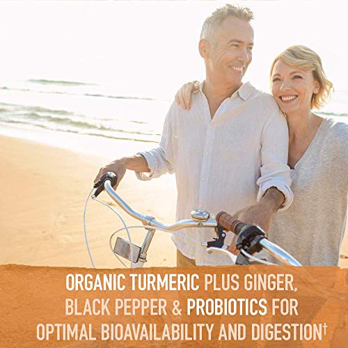 Suplemento de cúrcuma fermentada Garden of Life orgánico en tabletas
