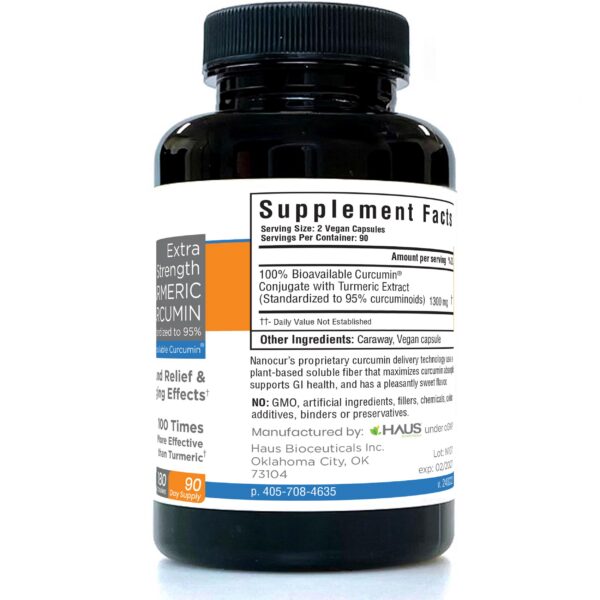 Suplemento de cúrcuma orgánica con alta bioactividad