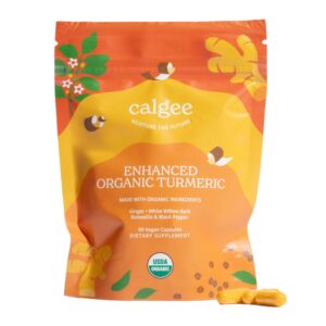 suplemento cúrcuma orgánica calgee 1100mg 30 días