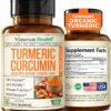 Version 1.0.0 Suplemento de cúrcuma orgánica Vimerson Health frasco