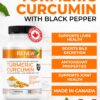 Suplemento curcuma pimienta negra Renew Actives frasco