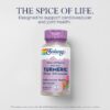 Suplemento cúrcuma SOLARAY 600mg 60 cápsulas veganas