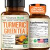 Suplemento de cúrcuma y té verde Vimerson Health caja