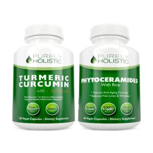 Version 1.0.0 Suplemento de cúrcuma vegano con fitoceramidas para piel saludable Purely Holistic