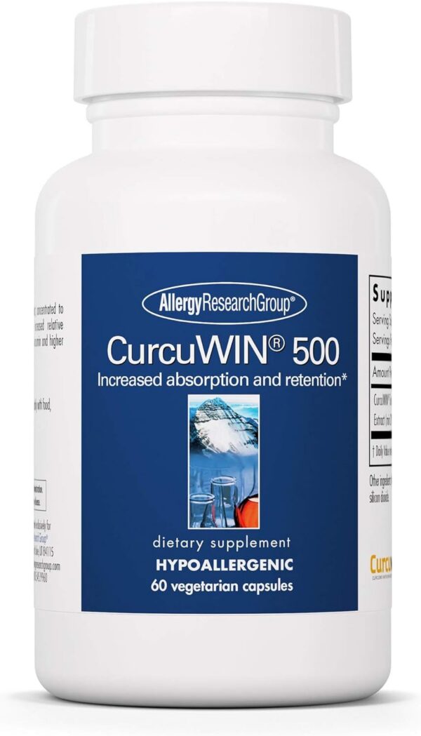 Suplemento CurcuWIN 500 de Allergy Research Group