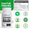 Suplemento NAhmeds D3 K2 etiqueta lateral