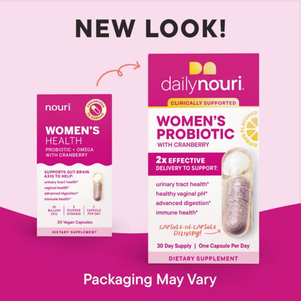 Version 1.0.0 Suplemento Daily Nouri probiótico con arándano 30 cápsulas