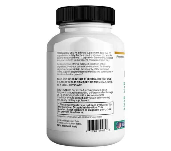 Version 1.0.0 Suplemento dental Probiotia Max 60 cápsulas blanco