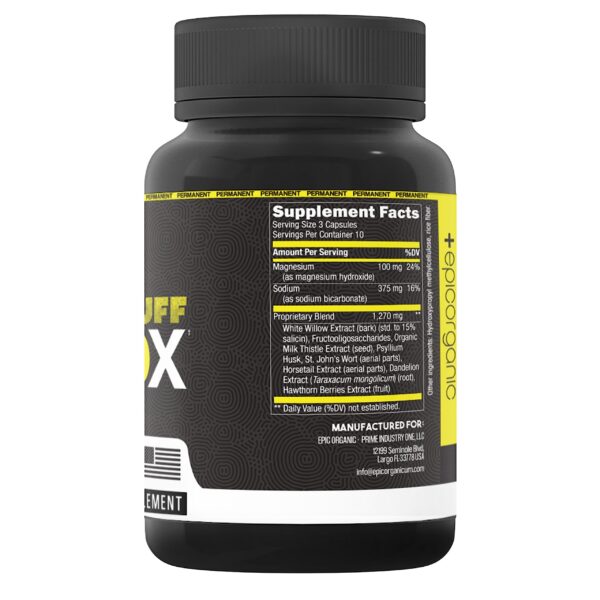 Version 1.0.0 Suplemento desintoxicación herbal The Good Stuff 30 cápsulas