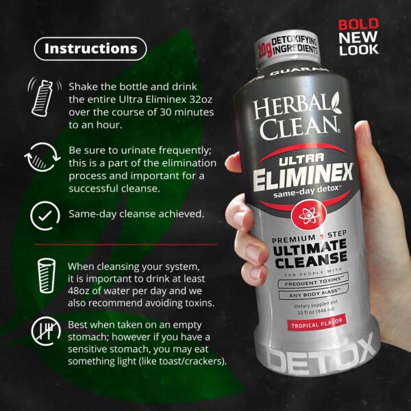 Suplemento desintoxicante Herbal Clean Ultra Eliminex 32oz