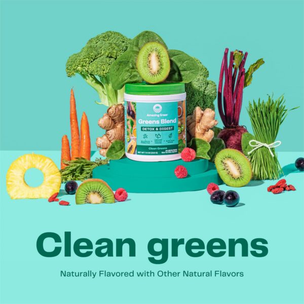 Suplemento detox Amazing Grass Greens Clean Green 30 porciones