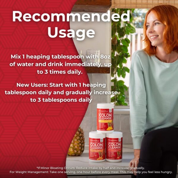 Version 1.0.0 Suplemento detox con fibra natural sabor naranja Health Plus