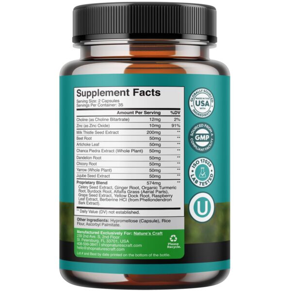 Suplemento detox y reparación para hígado y sistema digestivo