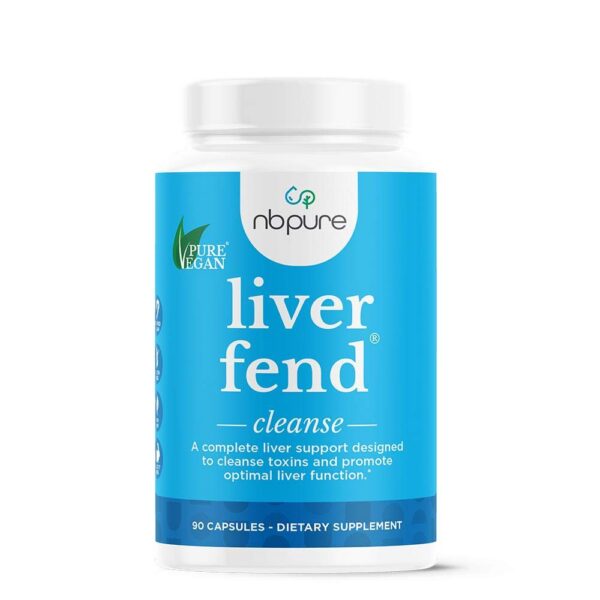 Suplemento detox hepático nbpure Liver Fend 90 cápsulas