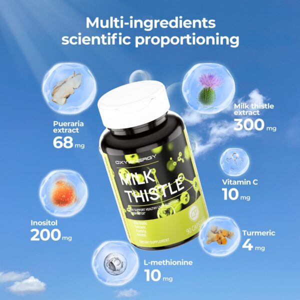 Version 1.0.0 Suplemento detox hígado antioxidante con vitamina C y inositol