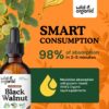 Version 1.0.0 Suplemento detox nogal negro vegan Wild & Organic botella 2 fl oz