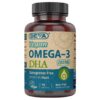 Suplemento DEVA Omega-3 DHA vegano en cápsula blanda
