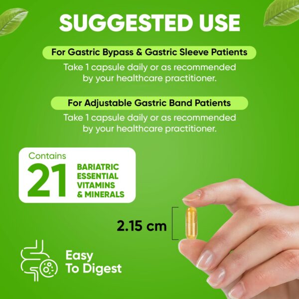 Suplemento diario BariSlim para pacientes con bypass gastrico