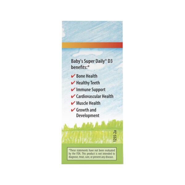 Suplemento diario vitamina D3 para bebés Carlson