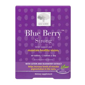 Suplemento dietético Blue Berry Strong 60 tabletas NEW NORDIC