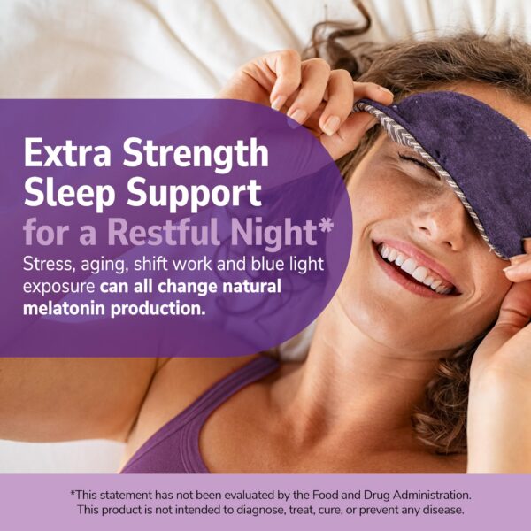 Suplemento dietético melatonina para mejorar sueño