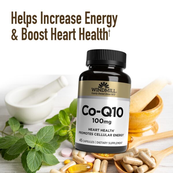 Version 1.0.0 Suplemento dietético Windmill Coenzima Q10 con ingredientes puros