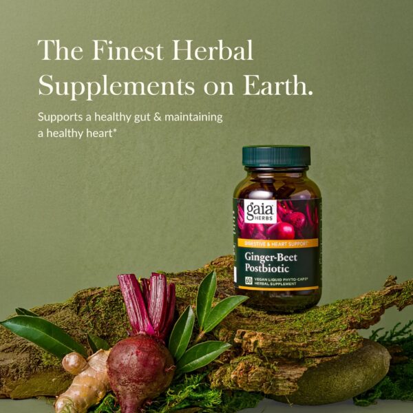 Suplemento digestivo Gaia Herbs en cápsulas veganas