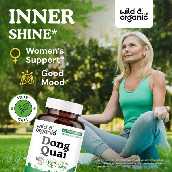 Suplemento de Dong Quai para apoyo femenino
