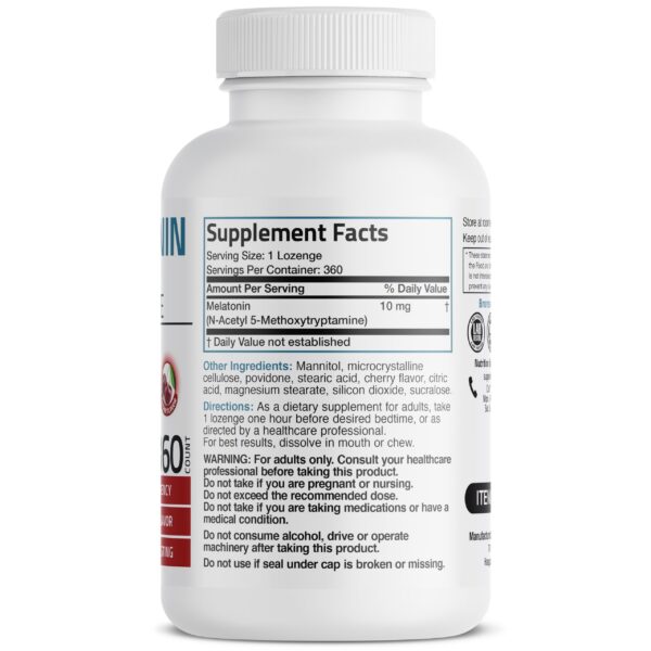 Version 1.0.0 Suplemento para dormir Bronson melatonina sabor cereza rápido