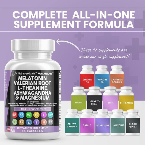 Version 1.0.0 Suplemento para dormir con valeriana, ashwagandha y magnesio