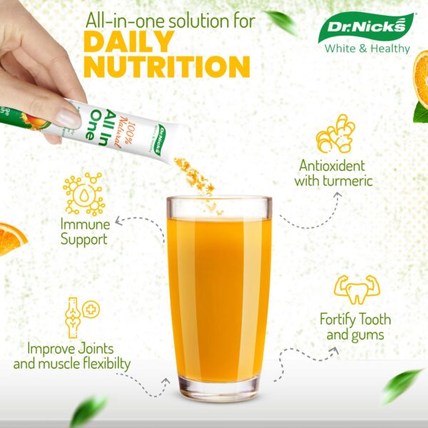 Version 1.0.0 Suplemento Dr. Nick's para salud dental y energía diaria