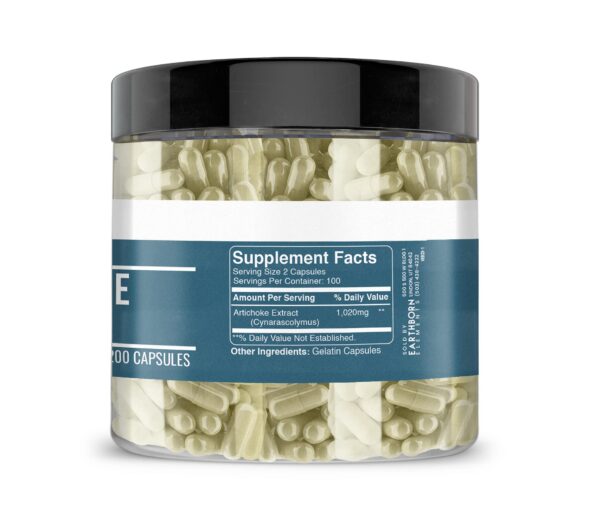 Suplemento Earthborn Elements cápsulas extracto alcachofa