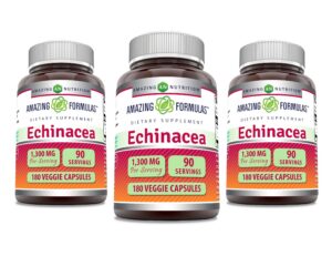 Suplemento Echinacea Amazing Formulas 1300 mg frasco