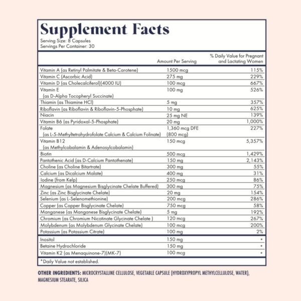 Suplemento para embarazo FullWell desarrollo fetal crecimiento prenatal