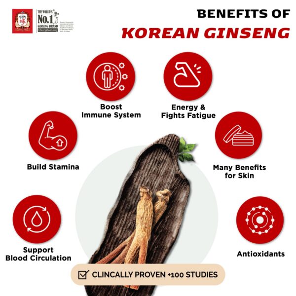 Suplemento energético ginseng rojo CheongKwanJang 120g