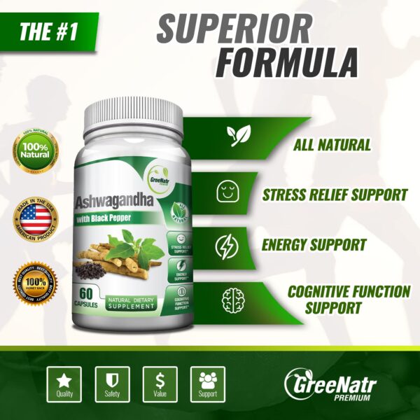 Version 1.0.0 Suplemento GreeNatr 7 en 1 con ingredientes naturales y antioxidantes